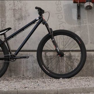 leafcycles ruler pro complete dirt jumping bike - black